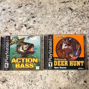 Action Bass and Deer Hunt PlayStation Games